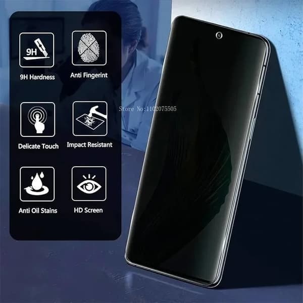 2-pack Anti-spy Full Coverage Hydrogel-film kompatibel med Honor Magic 6 5 4 Lite 6 Ultimate 6 7 Pro X9b X7a X6b, Magic 7, Hydrogel-film Magic 7 Hydrogel Film
