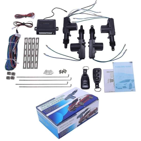 Universell bilkraftdörrlåsaktuator 12-voltsmotor (4-pack) Bilfjärrkontroll centrallås