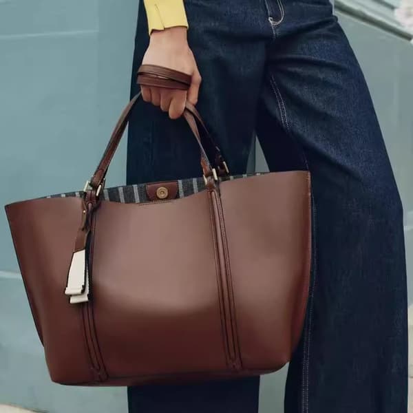 ANNMUU Stor Mulepose Shopper - Mørkebrun Mulepose Dark Brown Tote