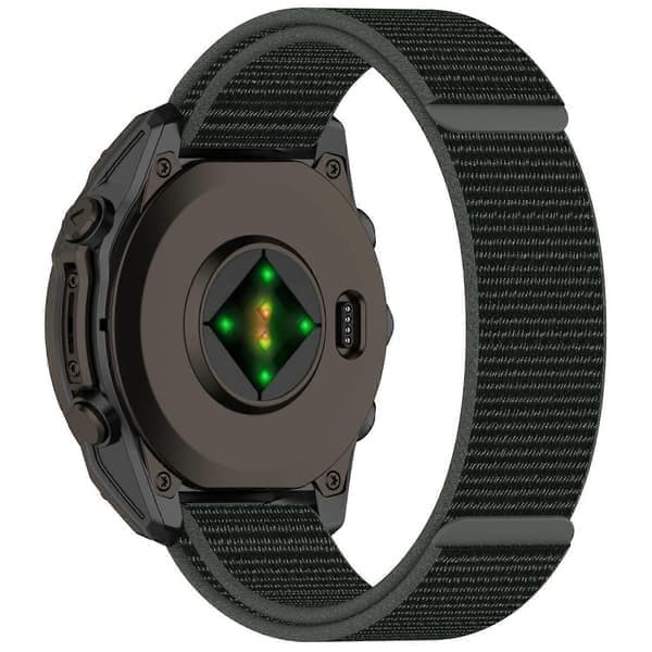 Nylon 20 mm urrem kompatibel med Garmin Fenix 8 AMOLED 43 mm