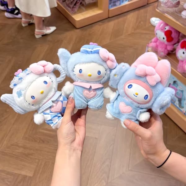 Sanrio Blind Box Samlarleksak - Blå Kitty Mysterium Blue Kitty Mystery