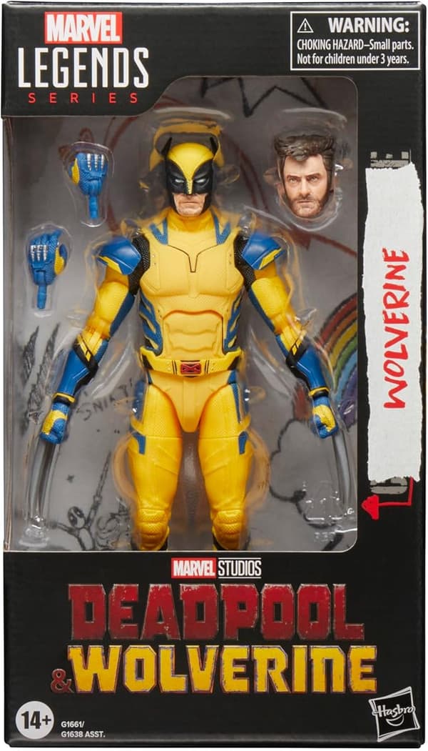 Marvel Legend Deadpool, Deadpool og Wolverine samleobjekter 6-tommers (omtrent 15,2 cm) bevegelige statuer