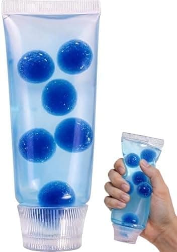 Tandkräm Squishy Leksak, Klar Syltflaska Squishy Leksak, Tandkrämsformad Squishy, Söt Tandkräm Långsamt Stigande Fidget Sensoriska Leksaker, Blå Blue