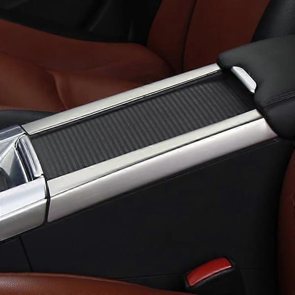 Krom Koppholder Armleneboks Midtkonsoll Deksel Ramme Panel for Volvo XC60 S60 V60 2010 2011