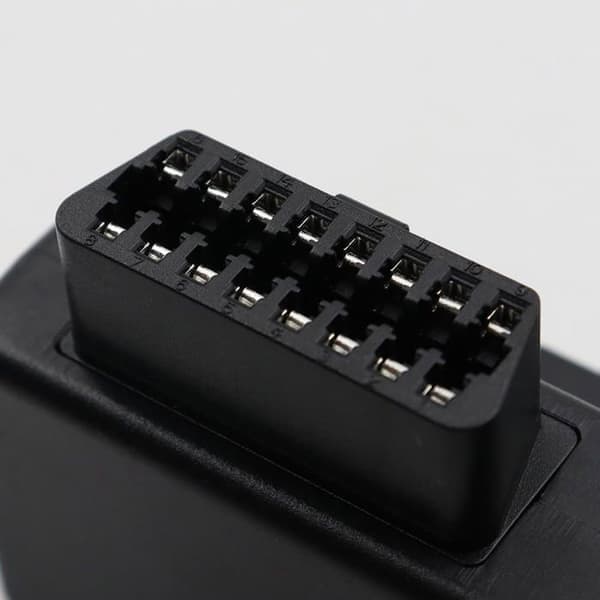 OBD2 16-bens OBD II Splitter med højhastigheds DC-transmissionsgrænseflade, 1 hanstik til 2 hunstik