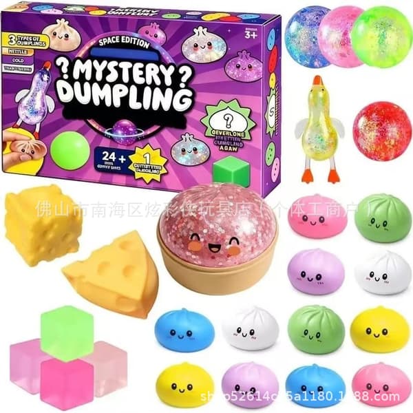 Adventskalender 24 dagar - Bun Squishy Myster 3 Bun Squishy Myster 3