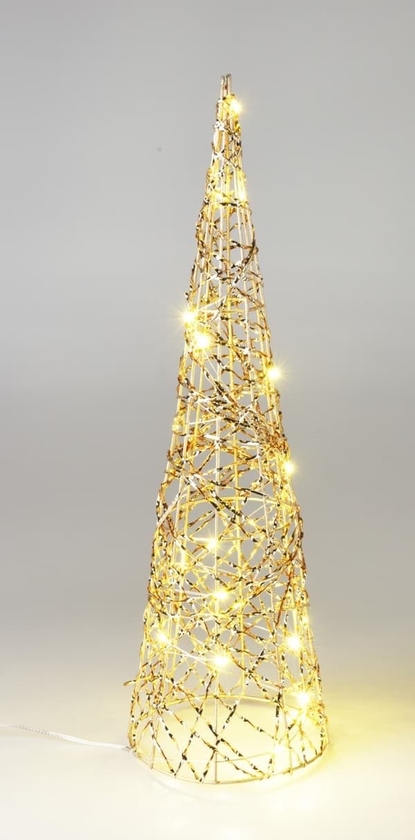 Julgran med LED-belysning Timer 40 cm
