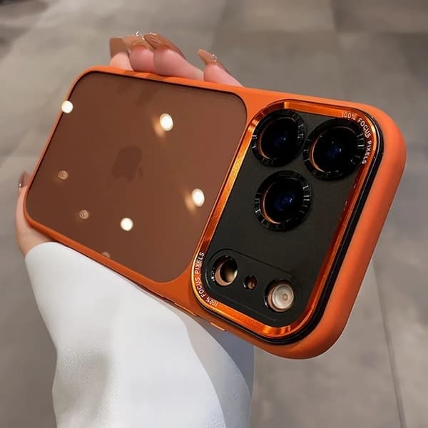 Genomskinligt mobilskal för iPhone 16 Pro, stötsäkert, marinblått Navy Blue iPhone 16 Pro
