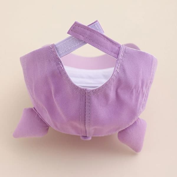 Justerbar Kuromi-caps (lilla), 100 % bomull, søt og uformell (vår/sommer), for gutter og jenter 50 cm