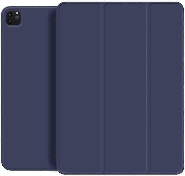 Skyddsfodral för iPad Pro 12,9 tum med pennhållare, BLÅ BLUE