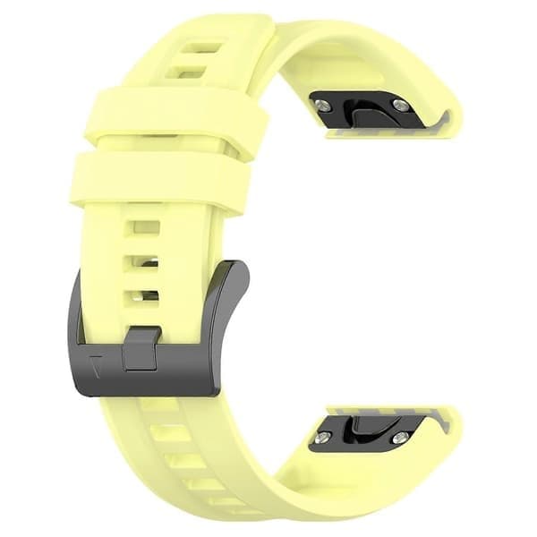 Garmin Fenix 7X -kellon ranneke, monivärinen, keltainen Multicolor Yellow