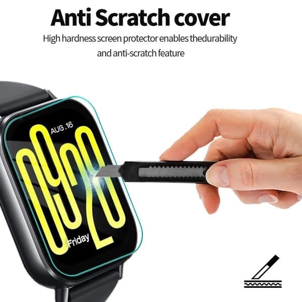 Karkaistu lasinen näytönsuoja Xiaomi Redmi Watch 5 Active -kellolle, 2 kpl 2Pcs Redmi Watch 5 Active