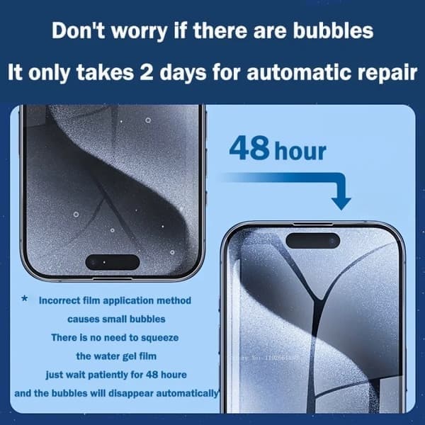 Hydrogel-skjermbeskytter for iPhone 14, 4 stk. hydrogelfilm iPhone 14 4Pcs Hydrogel Film
