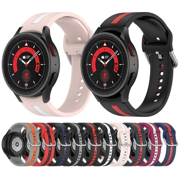 Silikonearmbånd kompatibelt med Samsung Galaxy Watch 7 40 / 44mm