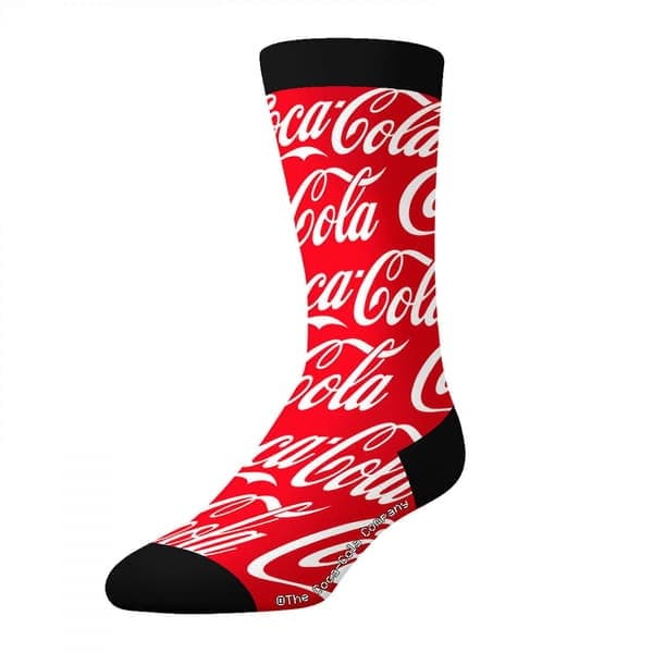 Coca-Cola Logo Crew Sokker for Voksne 3-pakning