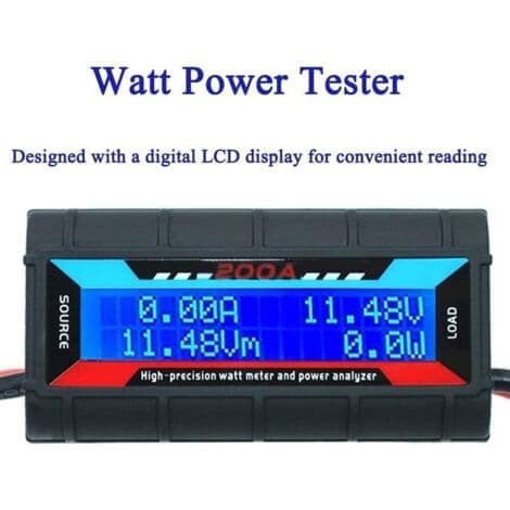 200A Precision Wattmeter Detektor Strömanalysator för RC Modell Spänning Ström Effekt