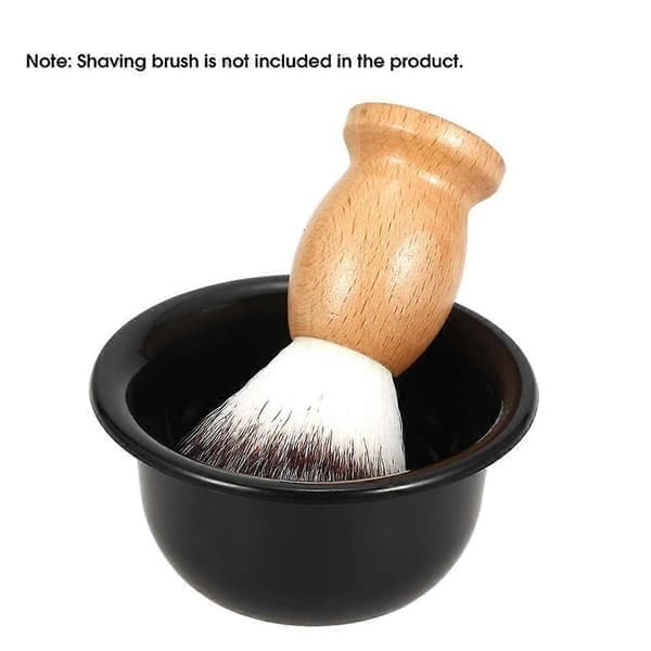 Barberskål i plast til mænd, genanvendelig barberskål, glat barberskål