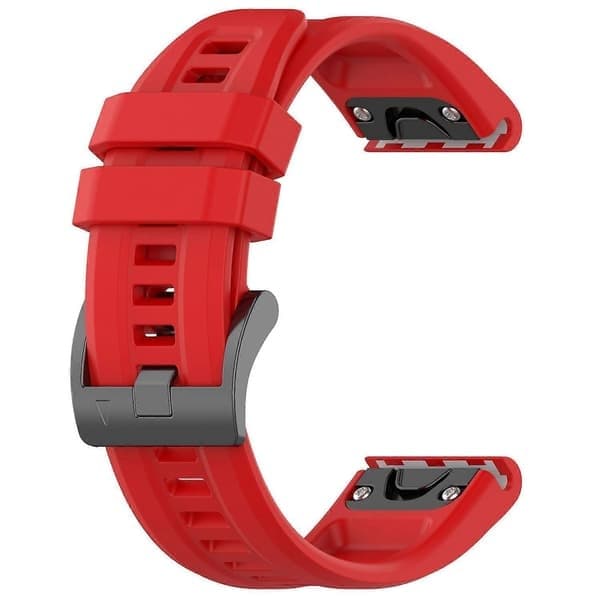 Garmin Fenix 7X -kellon ranneke, monivärinen, punainen Multicolor Red