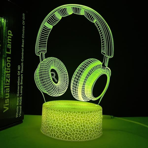 Kreativ gave Spillelokale dekoration Natlampe Crack Model, Crack Base Knap 2 Crack base button 2