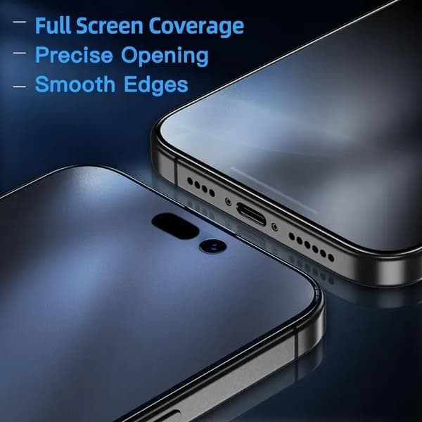 Matt insynsskydd för iPhone XR, matt sekretessglas For iPhone XR Matte Privacy Glass