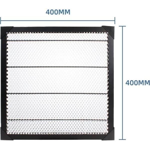 400 X 400 mm Honeycomb Laserbord med Målefunktion til CO2/diode/fiber Graveringsmaskiner