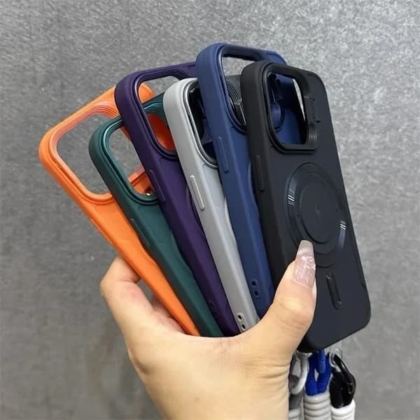 Mobilskal för iPhone 16 Plus, Magnetiskt, Svart DK Black DK For iPhone 16 Plus