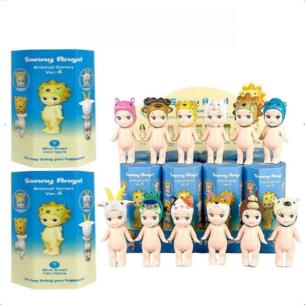 Populär Original Sonny Set Djurställ Blind Box - Slumpmässiga Animekaraktärer Överraskningsdockor Random 6 pcs