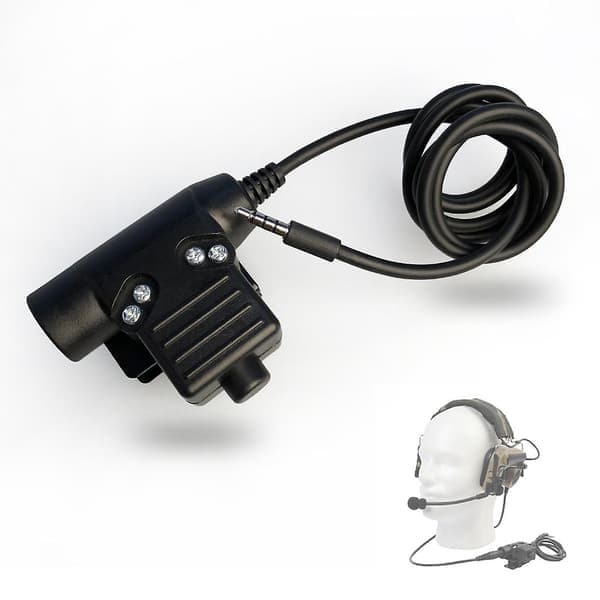 U94 PTT Headset Militæradapter til Z-Tactical til Telefon Mobiltelefon 3,5 mm Stik