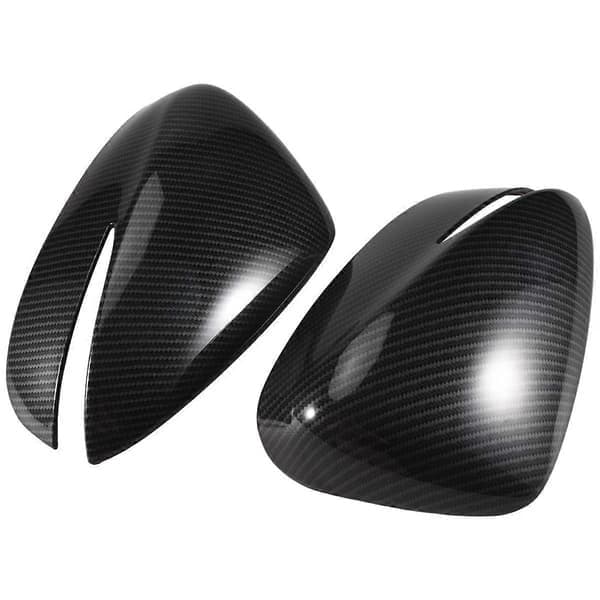 For Mazda CX3 2016 2017 CX-3 Karbonfiber Sidespeil Trim Deksel Bil Styling Tilbehør 2 STK