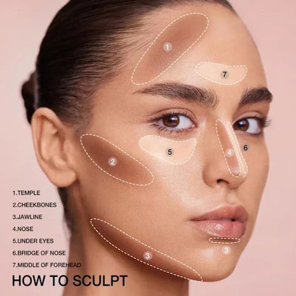 O.TWO.O Bronzer Stick Krämig Silkeslen Textur Naturlig Långvarig HD Skulpterande Konturstift Ansiktsmakeup 04 TRUFFLE one-size 04 TRUFFLE one-size