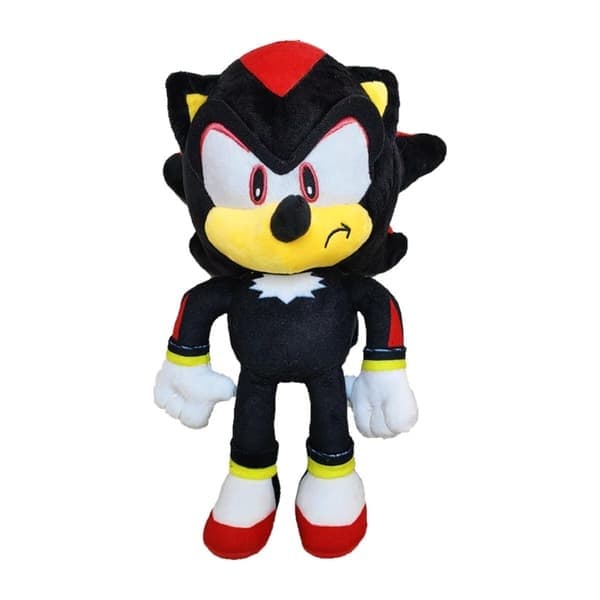 Mub- Big Head Sonic Plyschleksak Talande Igelkottsdocka G Svart