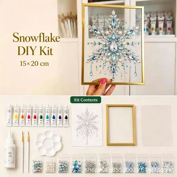 DIY-joulukuvakehysaskartelusetti - Kello Bell