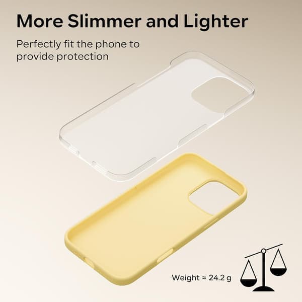 iPhone 16 Pro Deksel Flytende Silikon, Støtsikkert Deksel Kompatibelt med iPhone 16 Pro Deksel Mykt, Full Beskyttelse Deksel (Gul) Gul iPhone 16 Pro Yellow iPhone 16 Pro