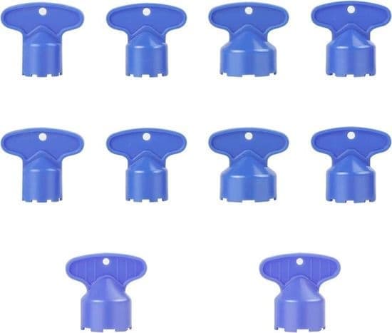 Avtakbar lufter, 5 størrelser, plast, effektiv filtrering