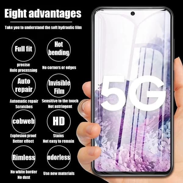 Skjermbeskytter for Samsung S21 Plus, 4 stk. hydrogelfilm For Samsung S21 Plus 4Pcs Hydrogel Film