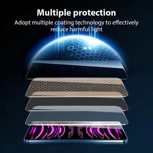 Skärmskydd i härdat glas kompatibelt med iPad Pro 11 12.9 13 tum 2024 10:e generationen Air 5 4 3 2 1 7:e 8:e 9:e 10.2 Mini, Pro 12.9 Pro 12.9
