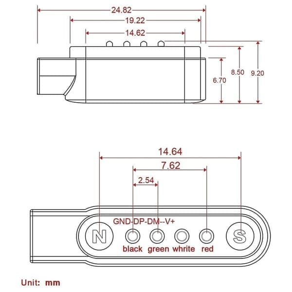 Ladekabel for Swetrack / MaxiTracker GPS-sporer, lader