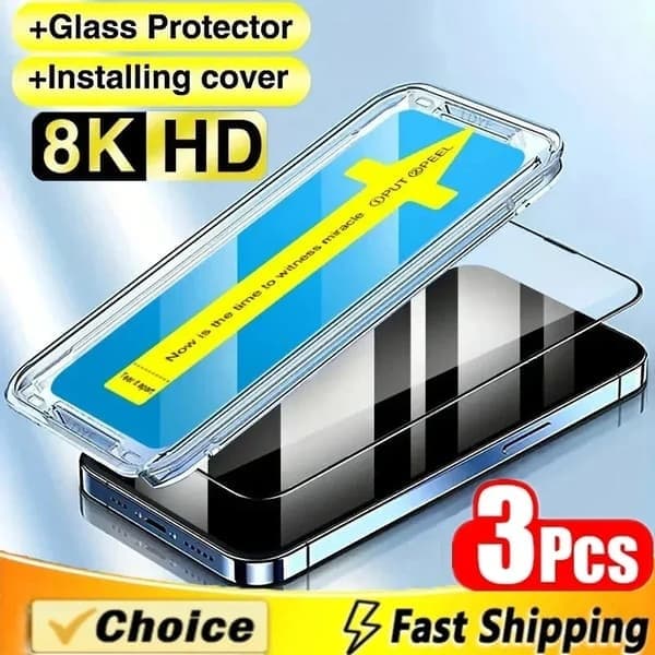 Hærdet glas skærmbeskytter til iPhone SE3 2022, 3 stk. For iPhone SE3 2022 3 Pieces