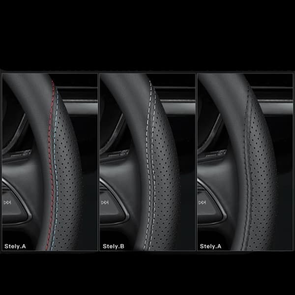 Ratovertræk til Tesla Model 3/Y/Model X/S, Tesla Special Round (sort linje) uden etiket, 38 cm/1 stribe 35 mm