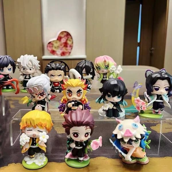 Demon Slayer Blind Box samleleke - B 6 stk B 6 pc