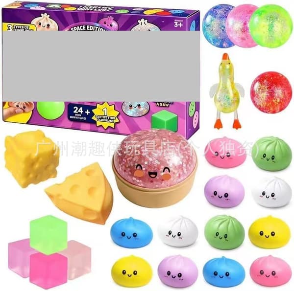 Squishy Leksak - 4 Squishy Set C 4 Squishy Set C