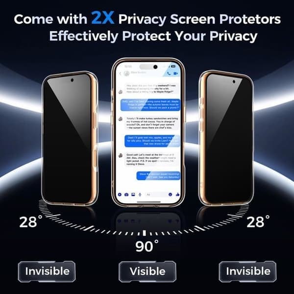 Telefoncover til iPhone 17 Pro Max, MagSafe-kompatibel, Magnetisk, Gennemsigtig iPhone 17 Pro Max Transparent