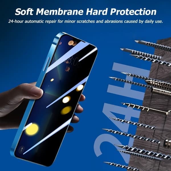 Hydrogeeli-näytönsuoja Samsung Galaxy S23 FE -puhelimelle, Privacy-hydrogeeli Galaxy S23 FE Privacy Hydrogel
