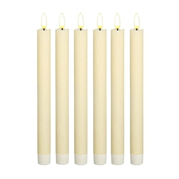 LED-lys med fjernkontroll, 6-pakning