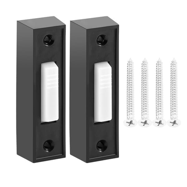 2 st universell garageportsöppnare 41A4166 tryckknapp svart finish med vit mitt