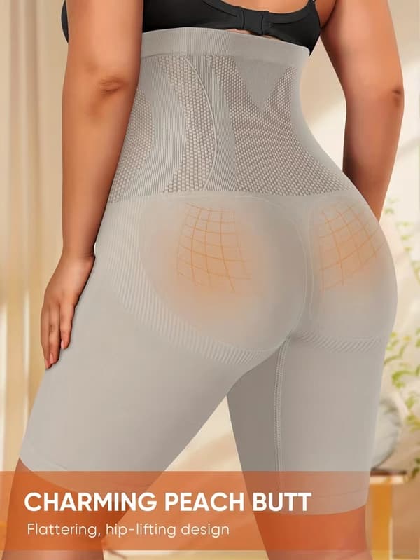 1-pack Högmidjade Magkontrollerande Formande Underkläder för Kvinnor – Sömlösa Justerbara Kroppsformande Trosor grey 2XL