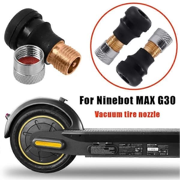 Scooters Ventil för Däck Segway Ninebot Ma X E3Y0 K2N7 Z