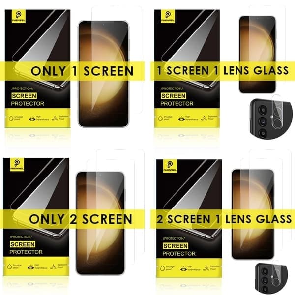 Skærmbeskytter til Samsung Galaxy S23 Plus, Klar, 2 stk. skærm For Galaxy S23 Plus 2pc Screen
