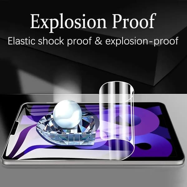 Mjuk hydrogelfilm kompatibel med iPad 10:e generationen Mini 6 Air 5 4 10.9 Pro 11 2022 skärmskydd iPad 10.2 7:e 8:e 9:e Pro, Mini 2 3 mini 2 3