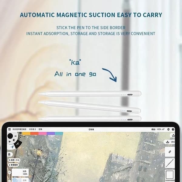 Styluspen for iPad (2018 og senere) USB-C Svart iPad